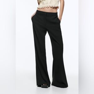 ZARA Fluid Flare Trouser Pants